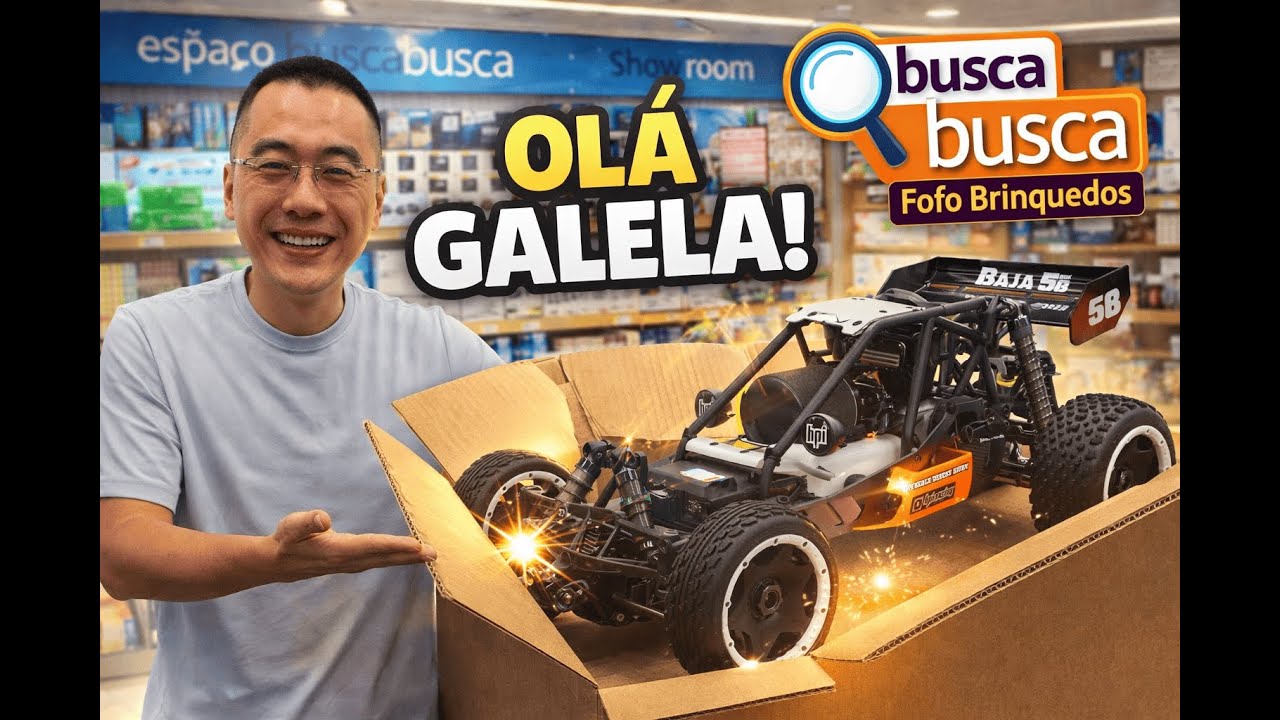 OLÁ GALELA!” 🔥 UNBOX da BAJA 5B  O MONSTRO do Busca Busca