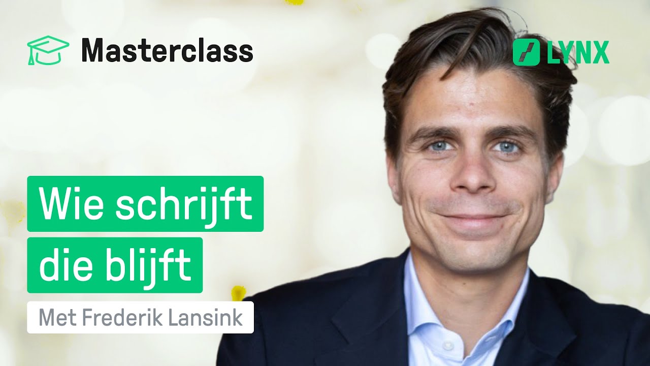 Wie schrijft die blijft: de basis van het schrijven van opties | LYNX Masterclass