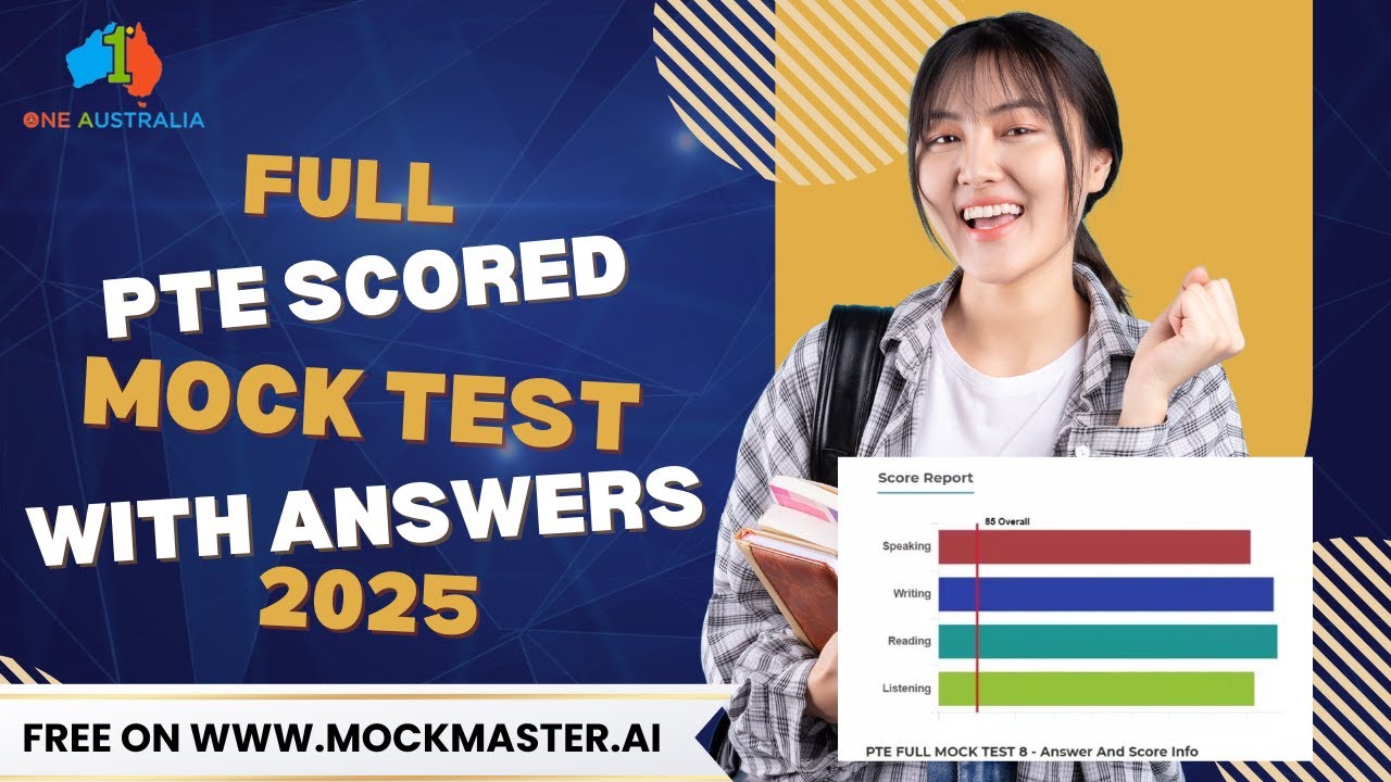 FULL PTE Mock Test 2025 with Answers | One Australia