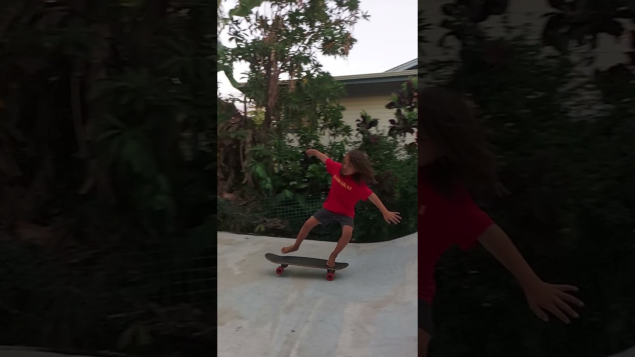 Skateboard Slam  Slow Motion learning Rock n Roll