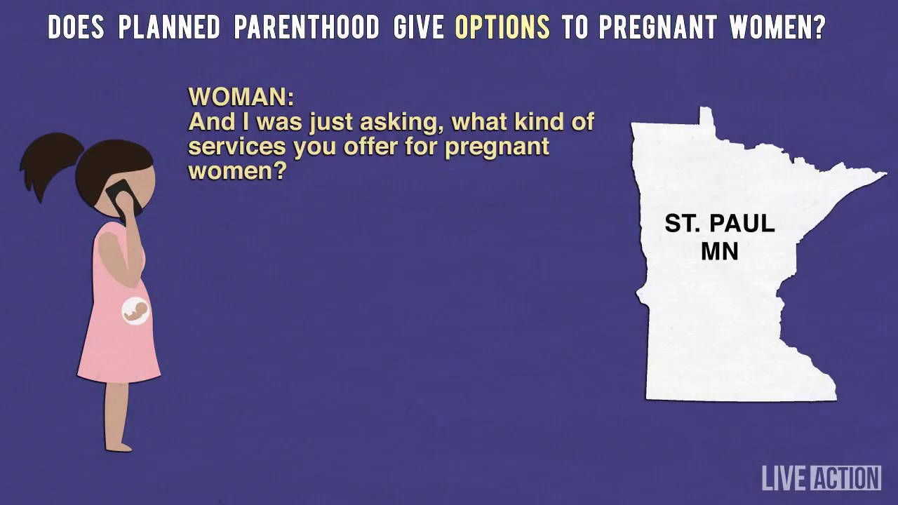 Pregnant women call Planned Parenthood to hear about their options
