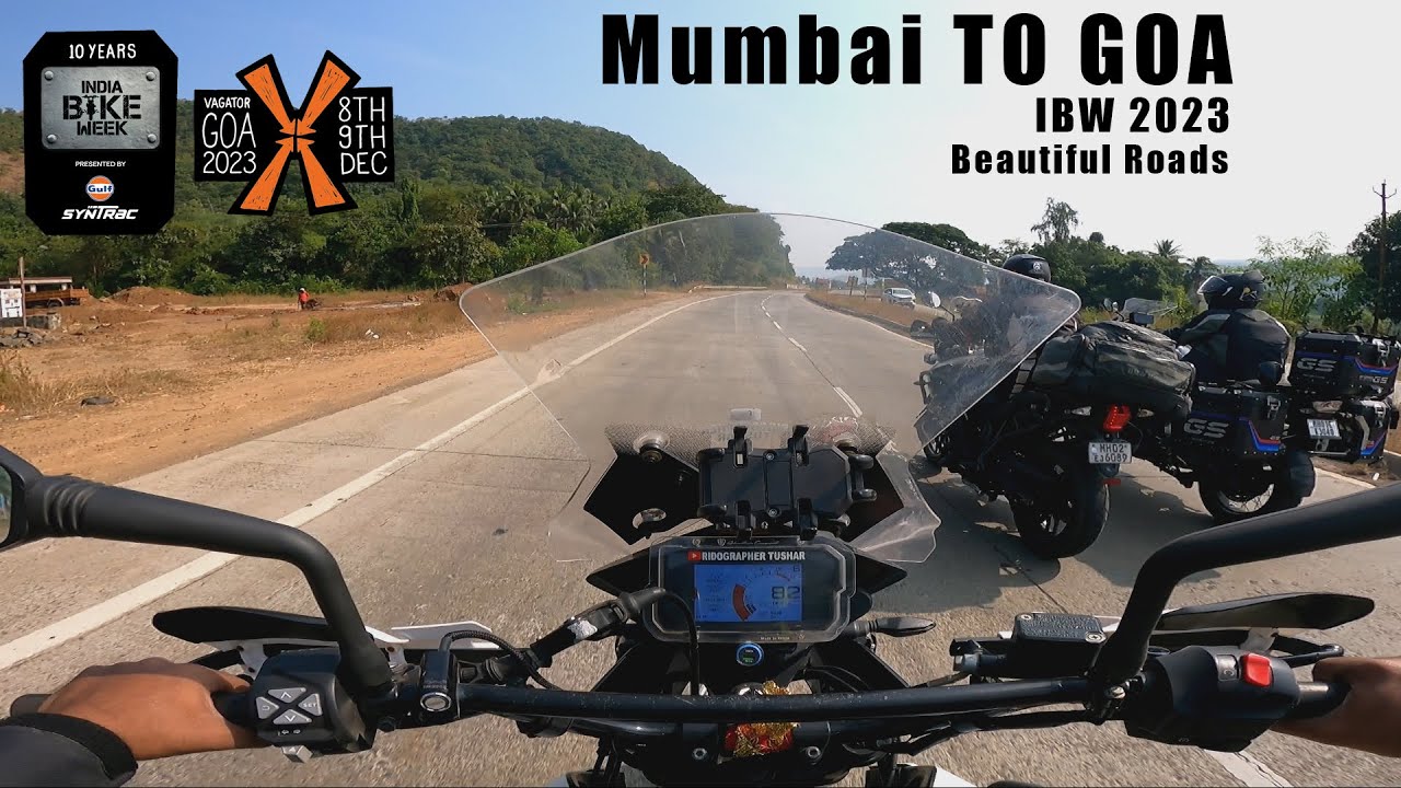 IBW 2023 | Ride from Mumbai to Goa on KTM Adv 390 | with BMW and Triumph | Ridographer Tushar