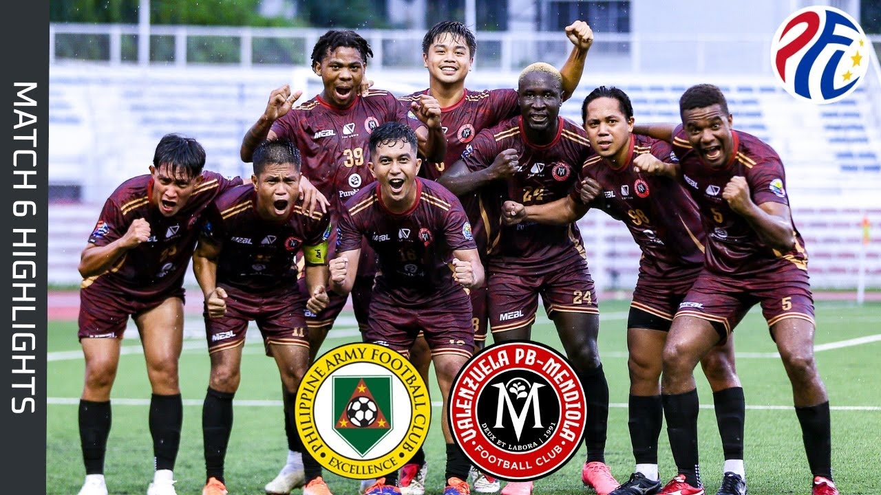 PHILIPPINE ARMY FC VS VALENZUELA PB - MENDIOLA || Match Highlights | PFL 2025-2026 | M06