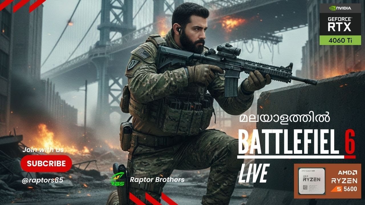 NEW LIVE 🔴 | Battlefield 6 Malayalam Live Gameplay