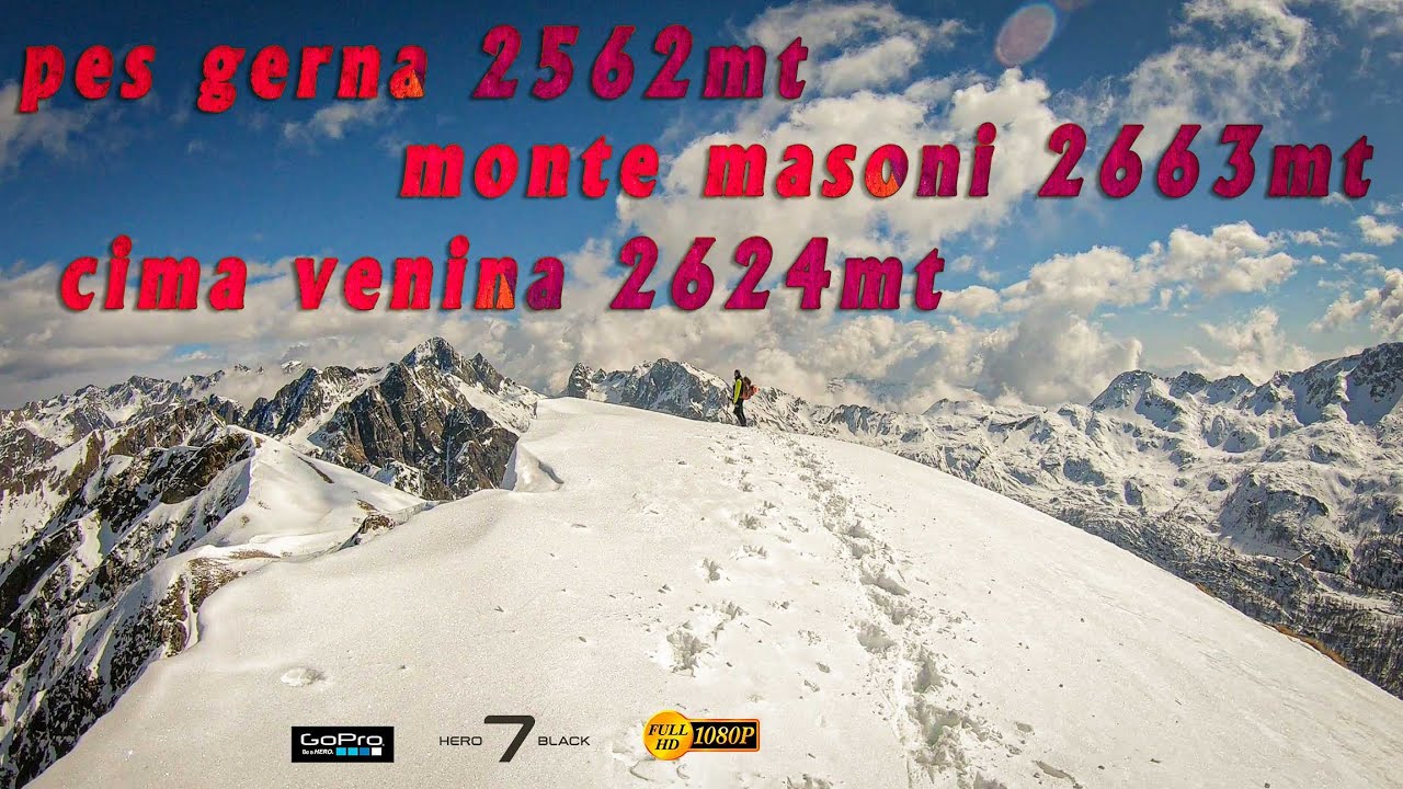 PES GERNA, MONTE MASONI, CIMA VENINA 12/03/23 da carona