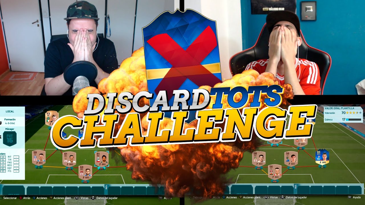 BUSCAR Y DESCARTAR TOTS - DISCARD CHALLENGE TOTS BPL ULTIMATE TEAM FIFA 16
