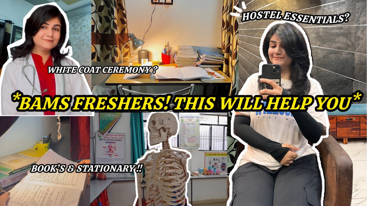 😱 What You Actually Need in BAMS COLLEGE & HOSTEL 🩺 | Realistic Essentials🍀 #bams #ayurveda 