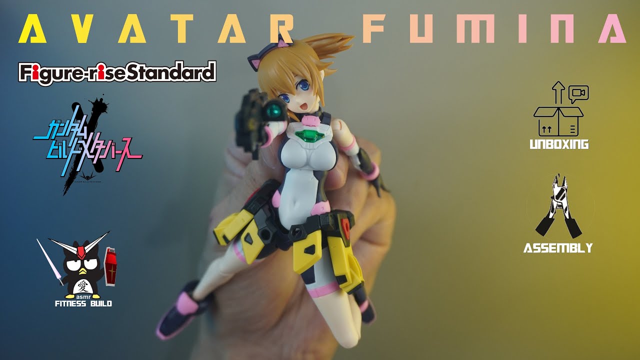 Avatar Fumina | Figure Rise Standard | Gundam Build Fighters Try | Metaverse | ASMR Fitness Build