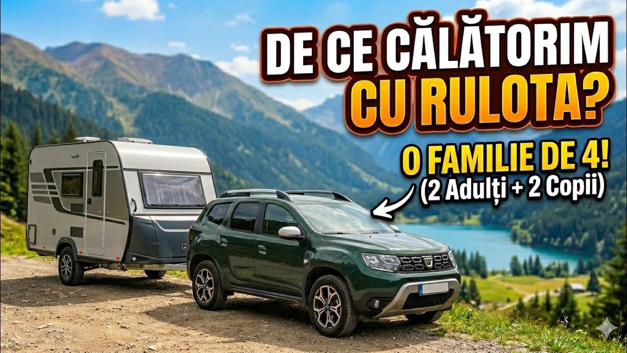 De ce am ales călătoritul cu rulota ca familie de 4 persoane