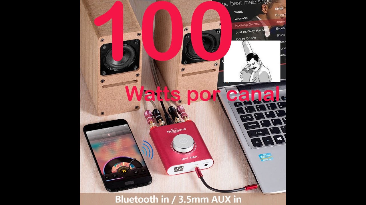 La potencia del Mini Amplificador Nobsound NS20G