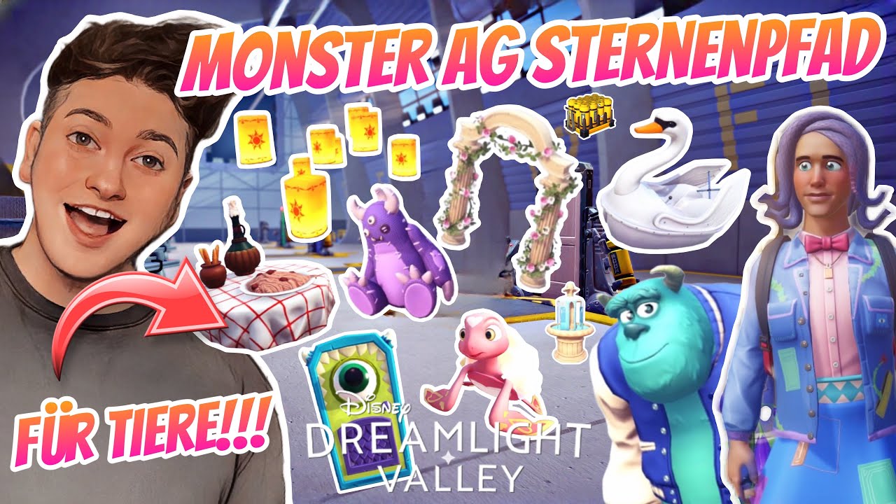 Ein TOP 3 STERNENPFAD!!! 🤩 Alle SACHEN aus dem MONSTER AG STERNENPFAD | Disney Dreamlight Valley