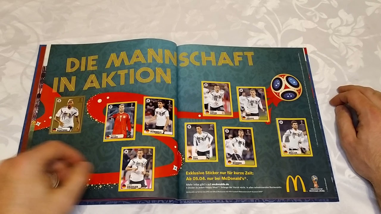 Panini World Cup 2018  Album - 100% Complete