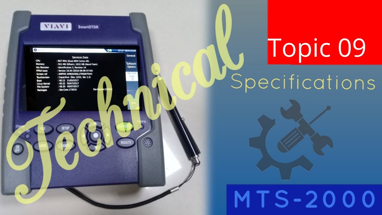 Viavi smart otdr technical specification