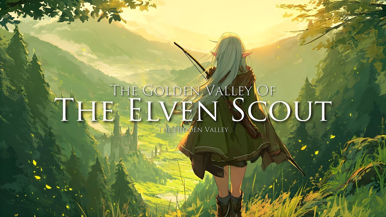 Ambient Medieval Music for Focus & Reflection | The Golden Valley of the Elven Scout
