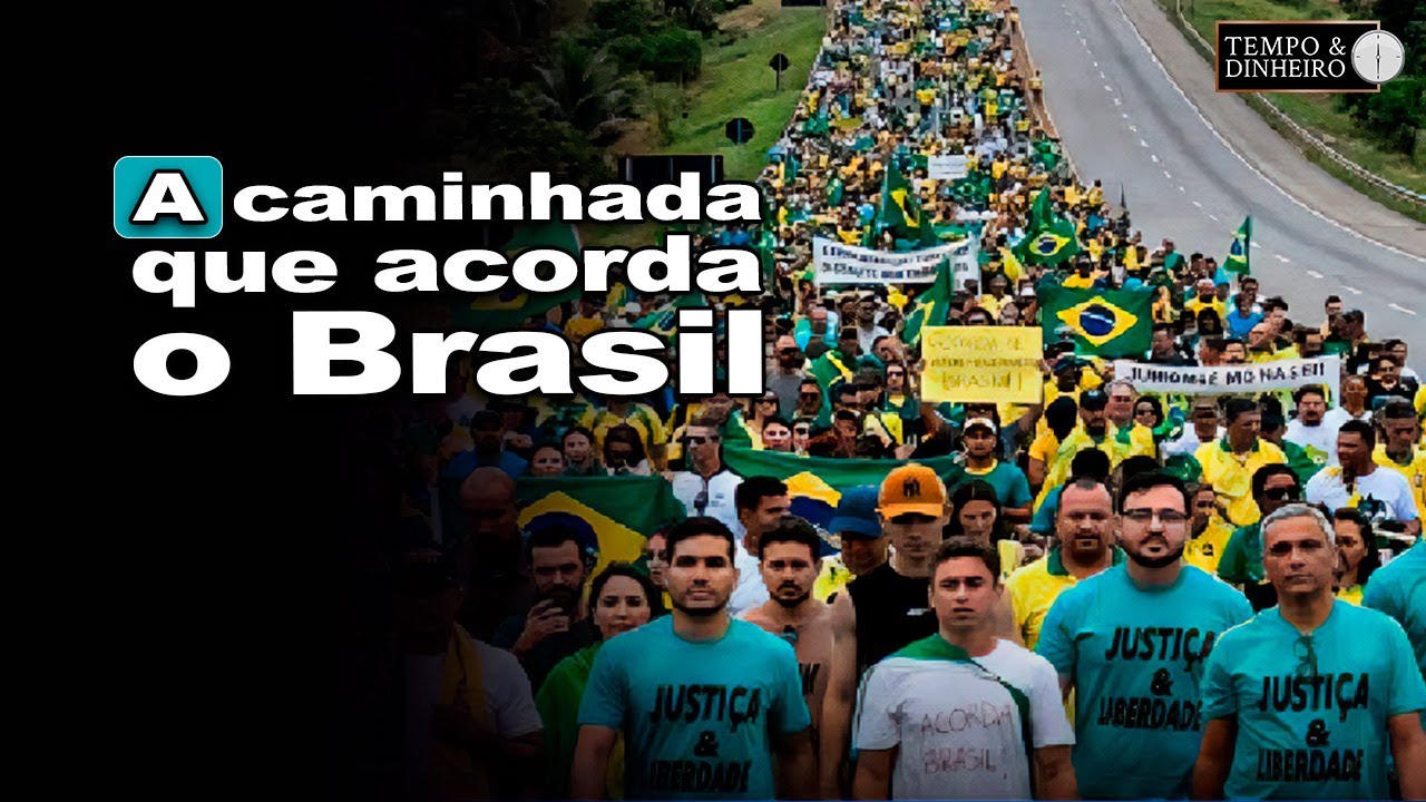 Brasil está acordando e acompanha caminhada de Nikolas Ferreira até Brasília