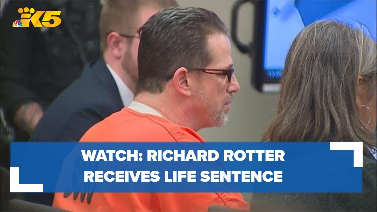 Richard Rotter reads statement before being sentenced to life in prison