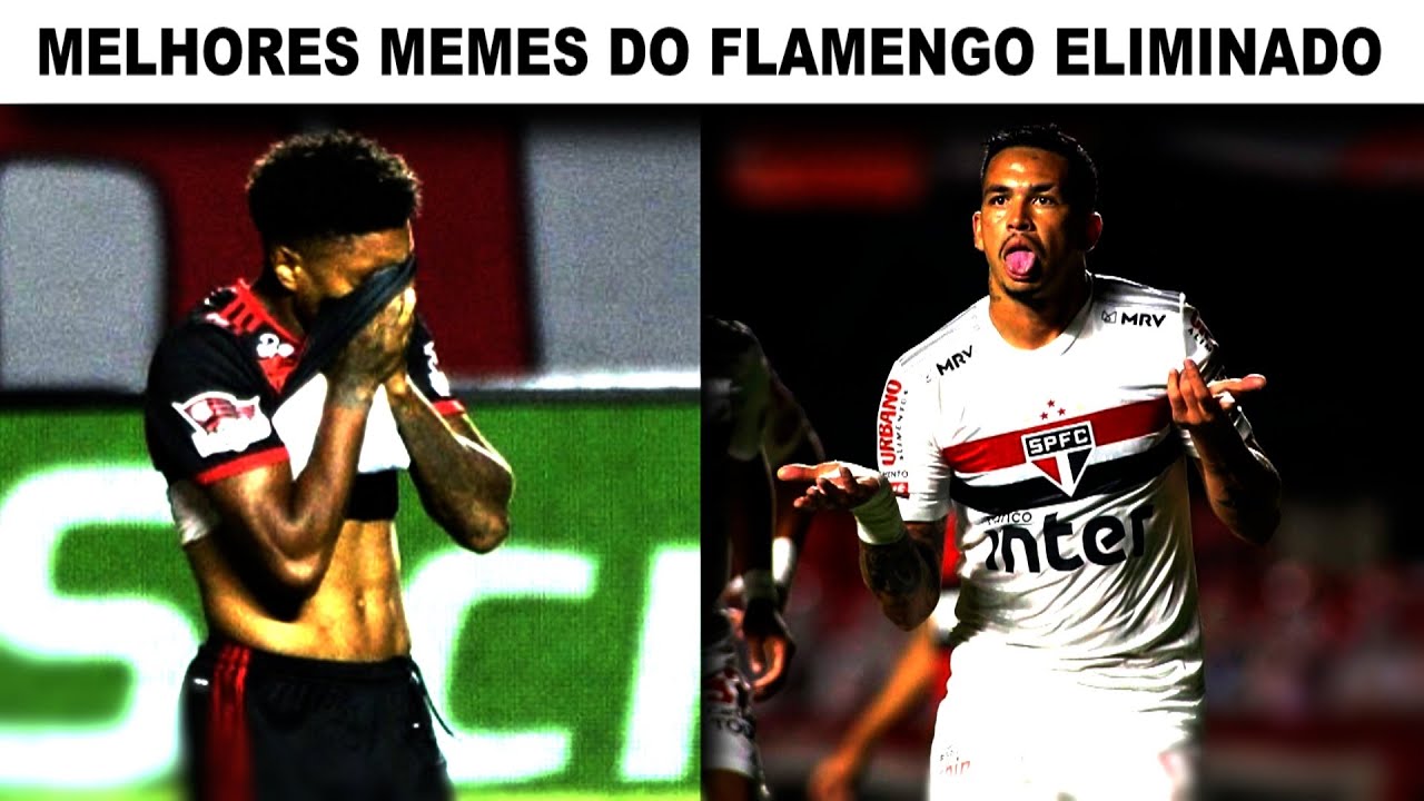 OS MELHORES MEMES DO FUTEBOL FLAMENGO ELIMINADO PELO SÃO PAULO NA COPA DO BRASIL - TENTE NÃO RIR !!!