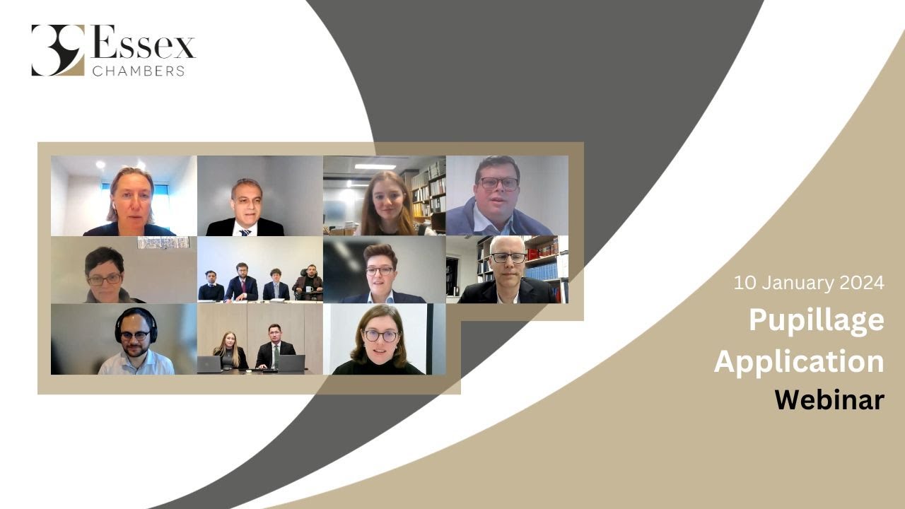 Pupillage Application Webinar 2024 Recording