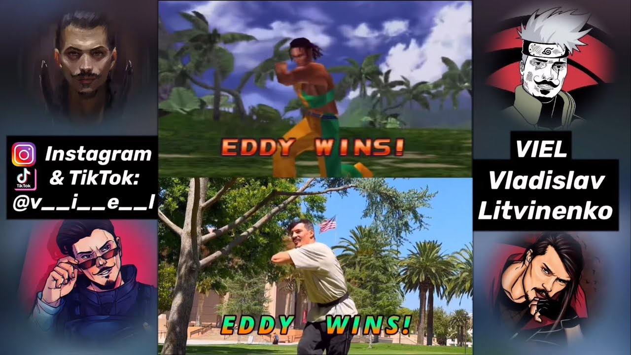 TEKKEN 3 EDDY GORDO Movelist in Real Life part 2