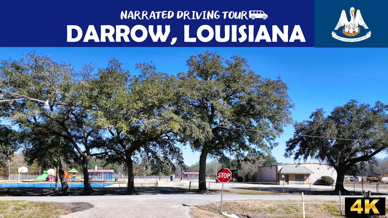 🚗 Darrow, Louisiana 🚗 4K Drive