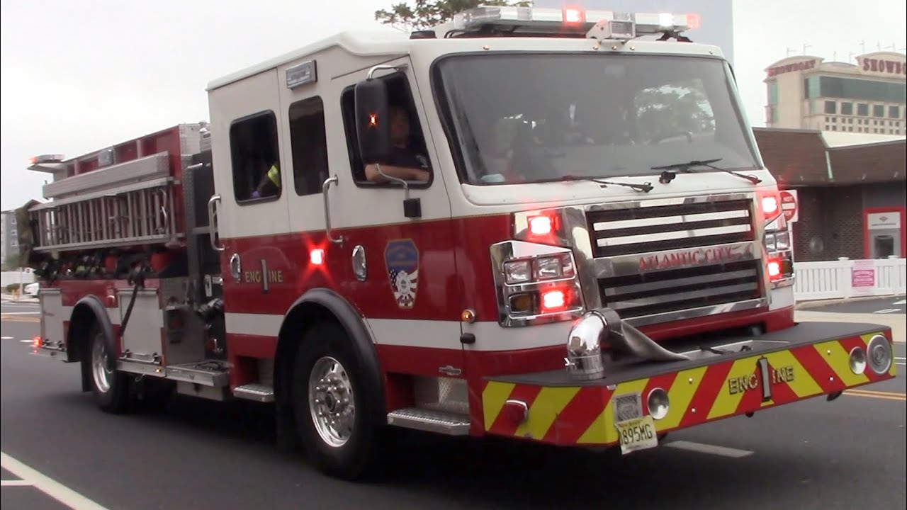 Atlantic City Fire Department Engine 1 Responding 9-17-24