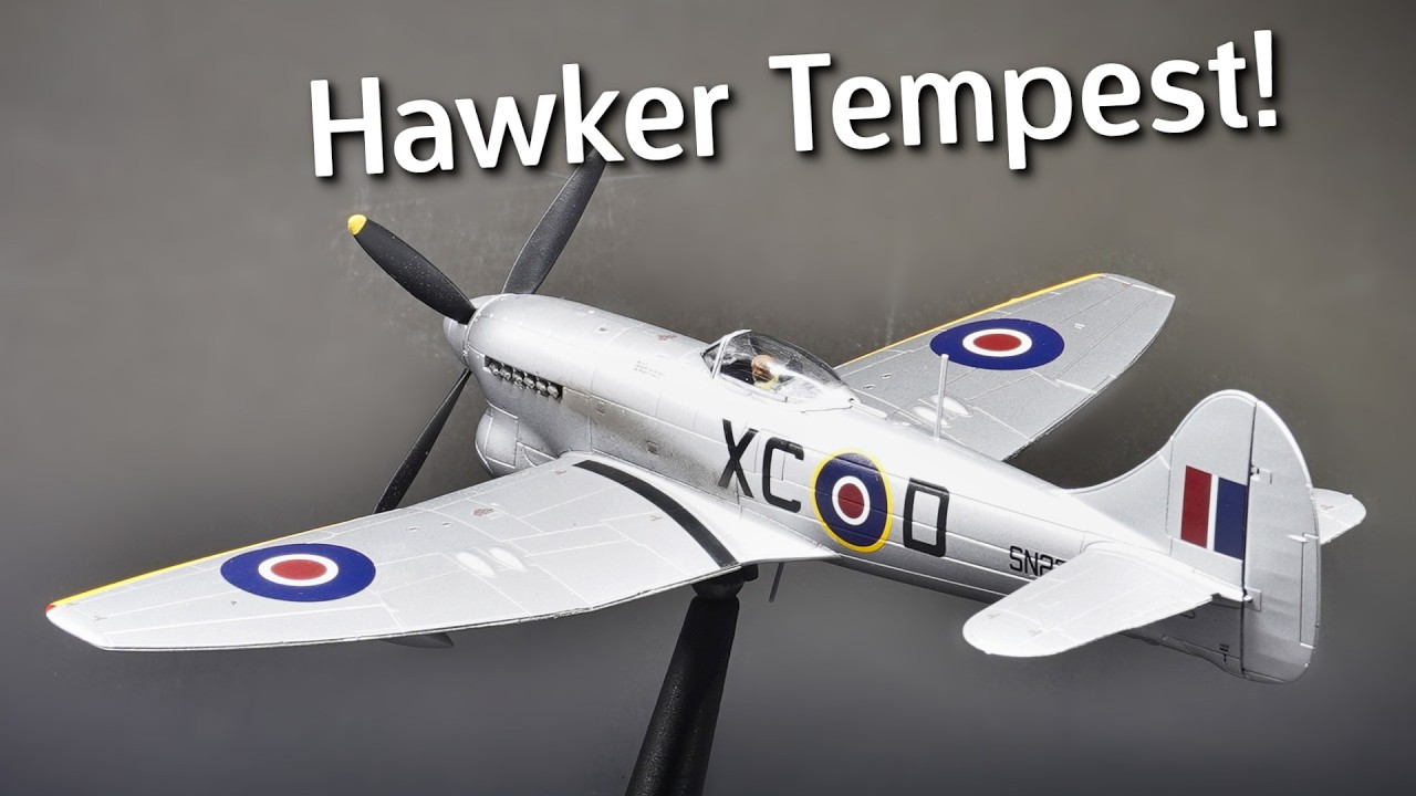 A Great Mojo Build? Airfix Hawker Tempest Mk.V Plastic Model Kit - Build & Review