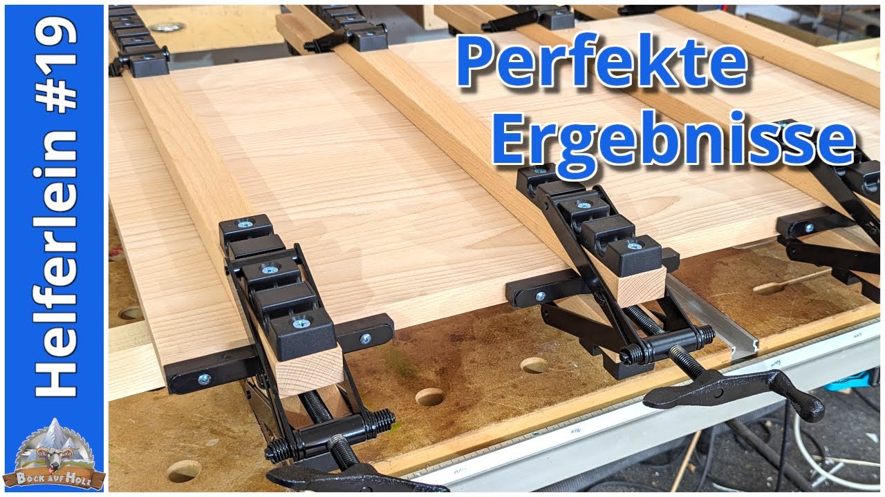 4 Way Pressure Clamp - Der einfache Weg zur Leimholzplatte - Verleimpresse