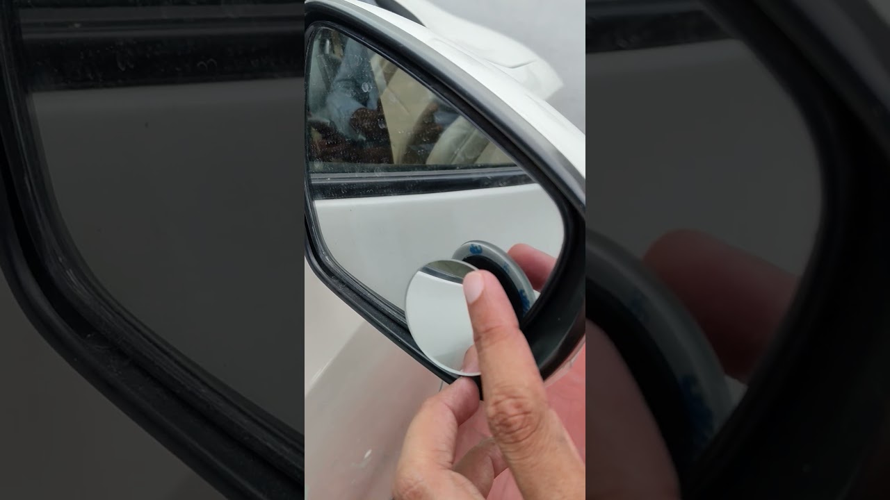 Blind spot mirror two ways of installation