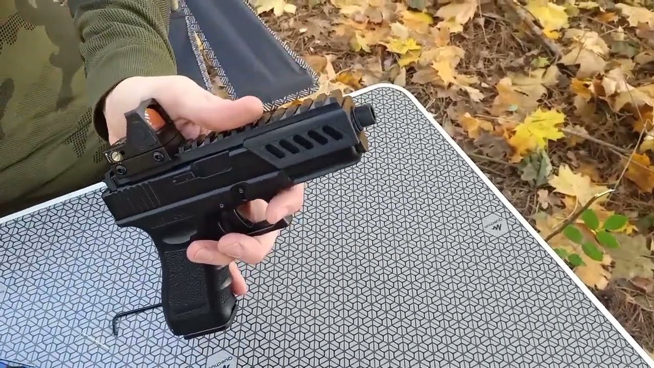 Tanie rozwiązanie, druk 3D w ASG. Konwersja CymoGlock pod koli i tłumik. #airsoft #asg