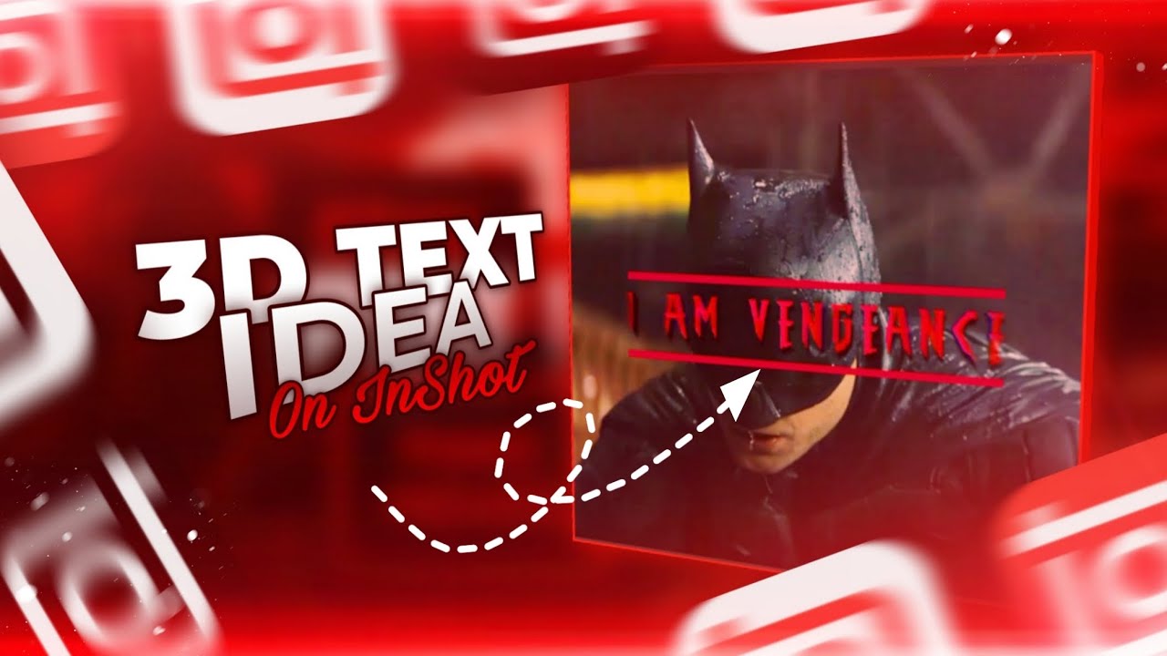 3D Text On InShot Tutorial! ✨🔥 #inshot #inshottutorial 