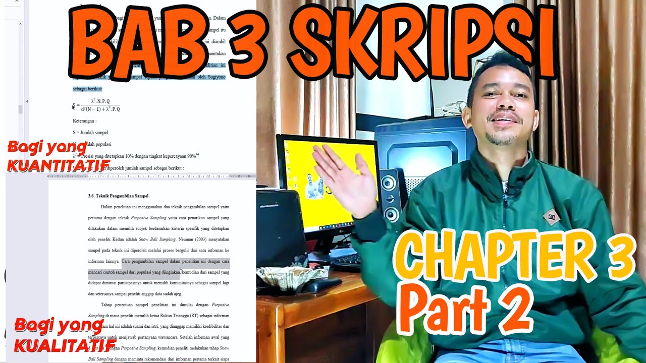 Bab 3 Skripsi Contoh Teknik Sampling / Teknik Penentuan Informan / Pengambilan Sampel - Tips Skripsi