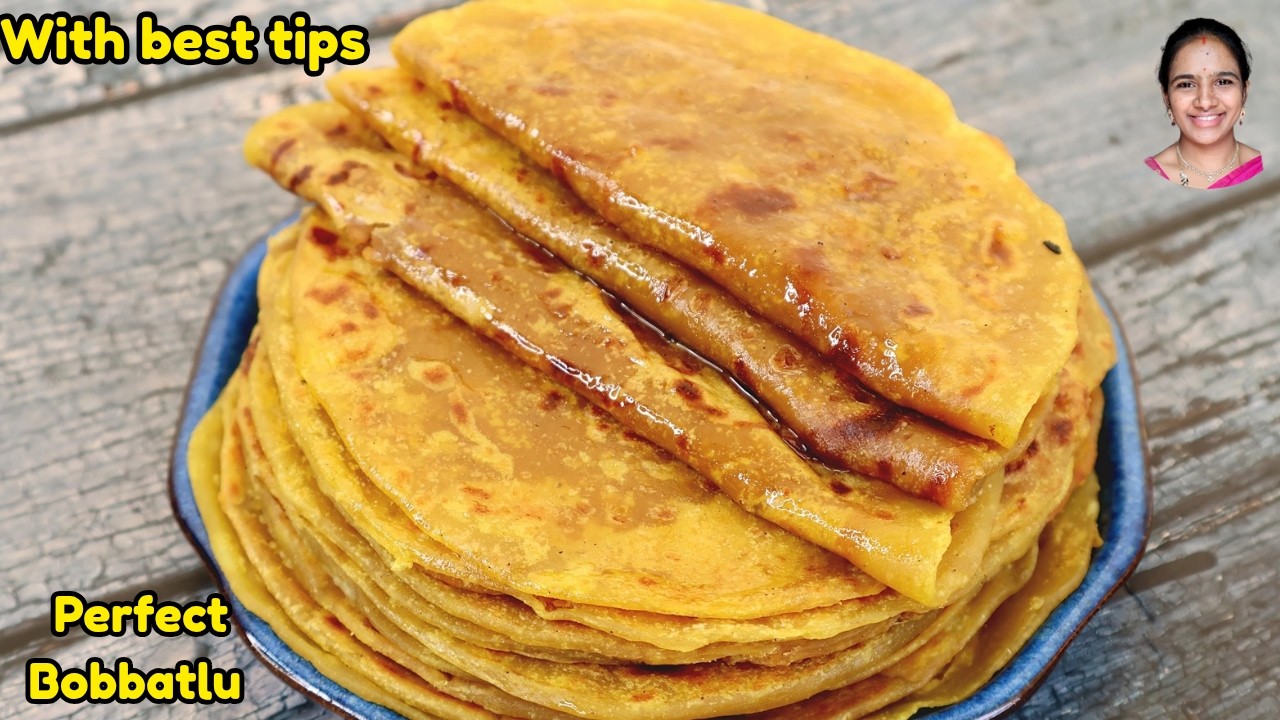 స్వీట్ షాప్ లా సాఫ్ట్ బొబ్బట్లు రావాలా? ఈ tips పట్టించండి | Soft Bobbatlu Recipe | Ugadi Special