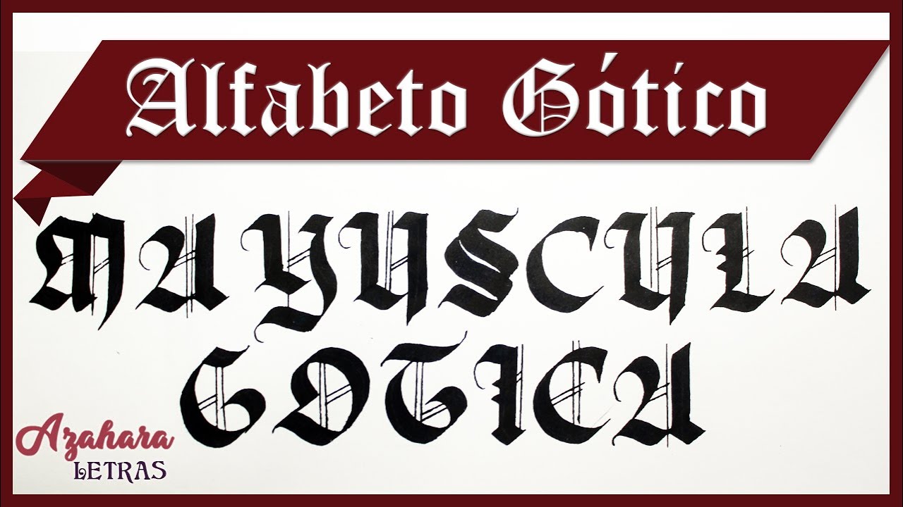 ✍ Curso de #Caligrafía - Lección 9: Caligrafía Gótica Mayúscula Quadrata