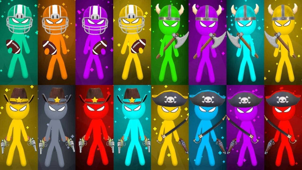 Stickman Party 4 Player Games Free - Super MINIGAMES Funny Gameplay Walkthrough Mod Android