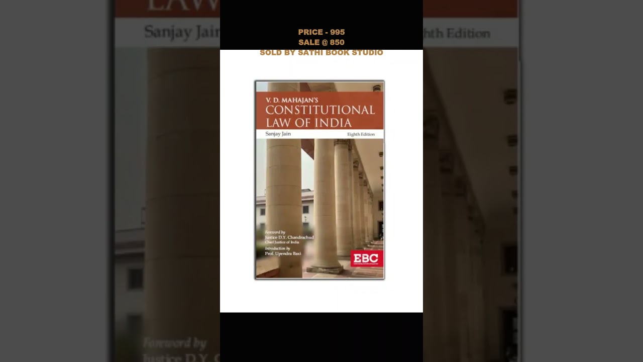 V.D. Mahajan’s Constitutional Law of India | Edition 2023  