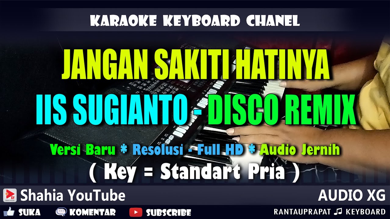 JANGAN SAKITI HATINYA KARAOKE DISCO REMIX NADA PRIA | Shahia Youtube