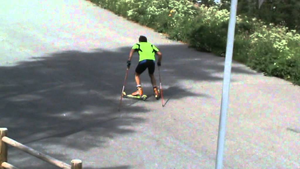 Pierre entra&icirc;nement ski roue