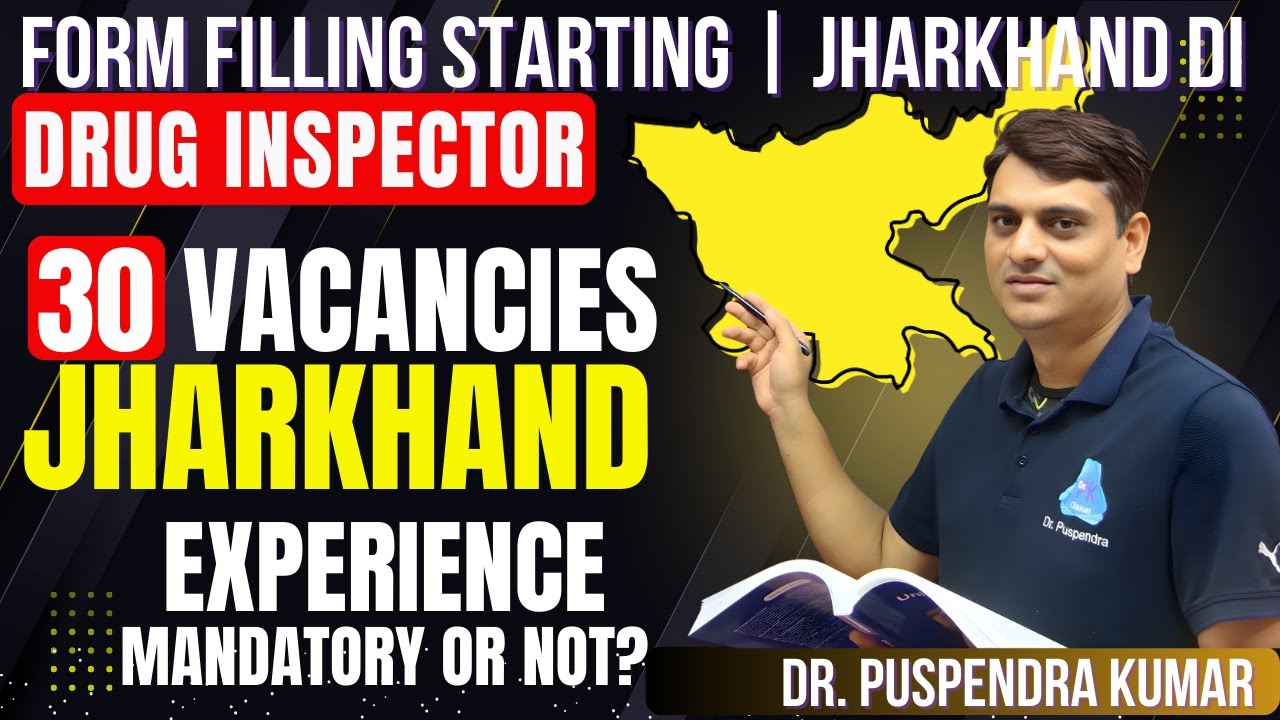 Jharkhand DI - 30 Post | Form Released - Experience Needed or Not? | Dr. PK Classes
