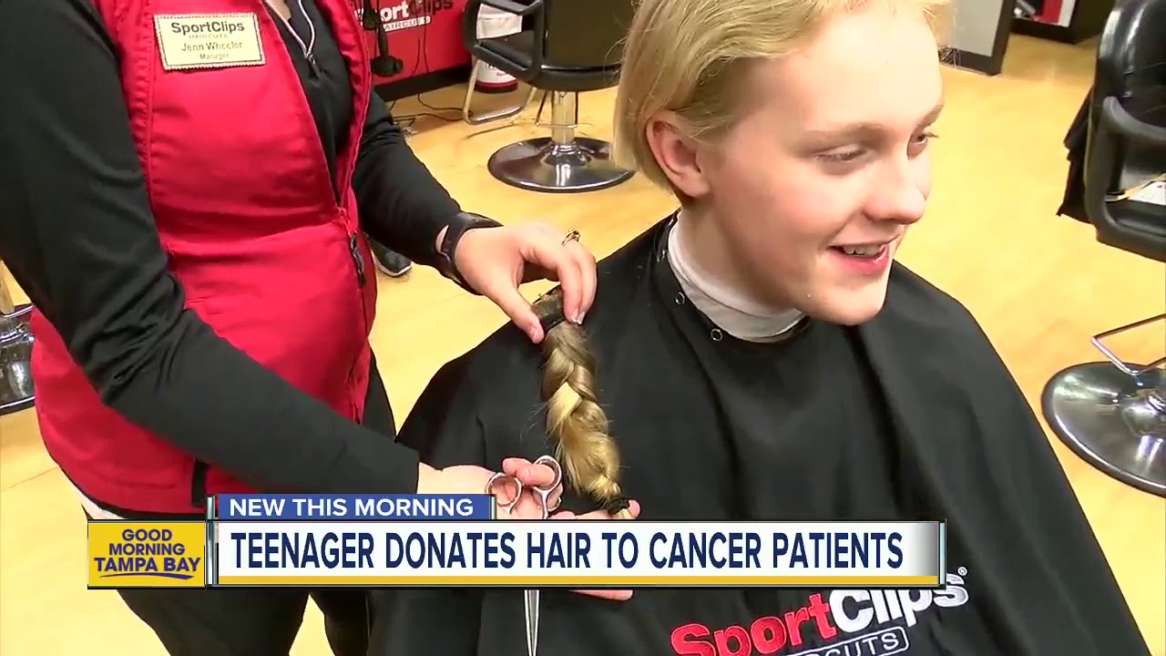 Local boy grows hair to help kids with cancer