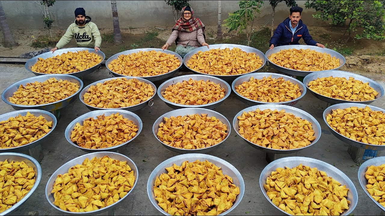 10,000 SAMOSA | Street Samosa recipe | Indian Recipes | Perfect Samosa | Potato Recipes