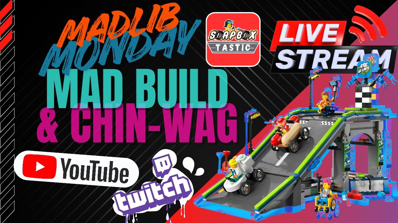 B85: No Limits: Race Car Ramp Track MAD Build and Chin-wag!