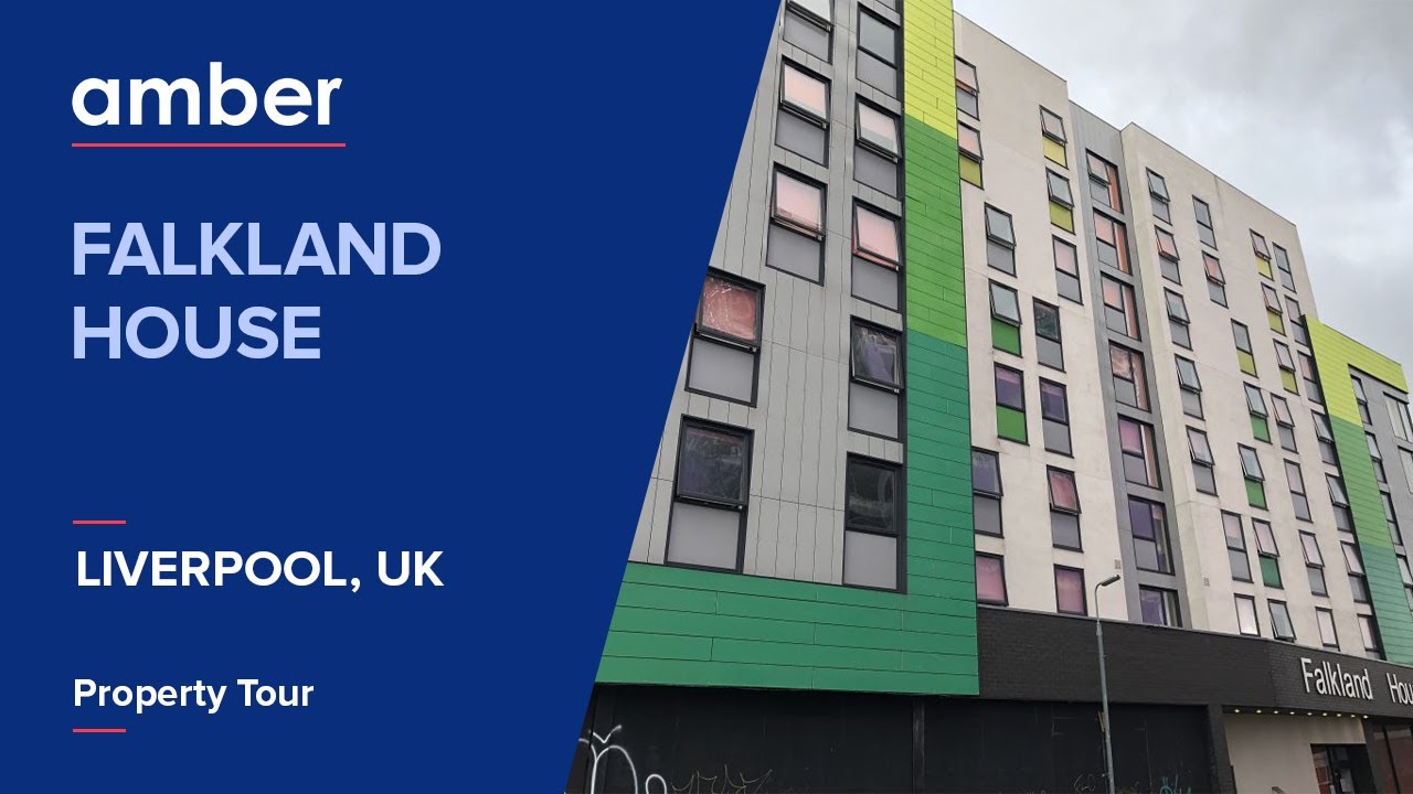 Property Tour | Falkland House | Top Student Accommodation in Liverpool | UK | amber