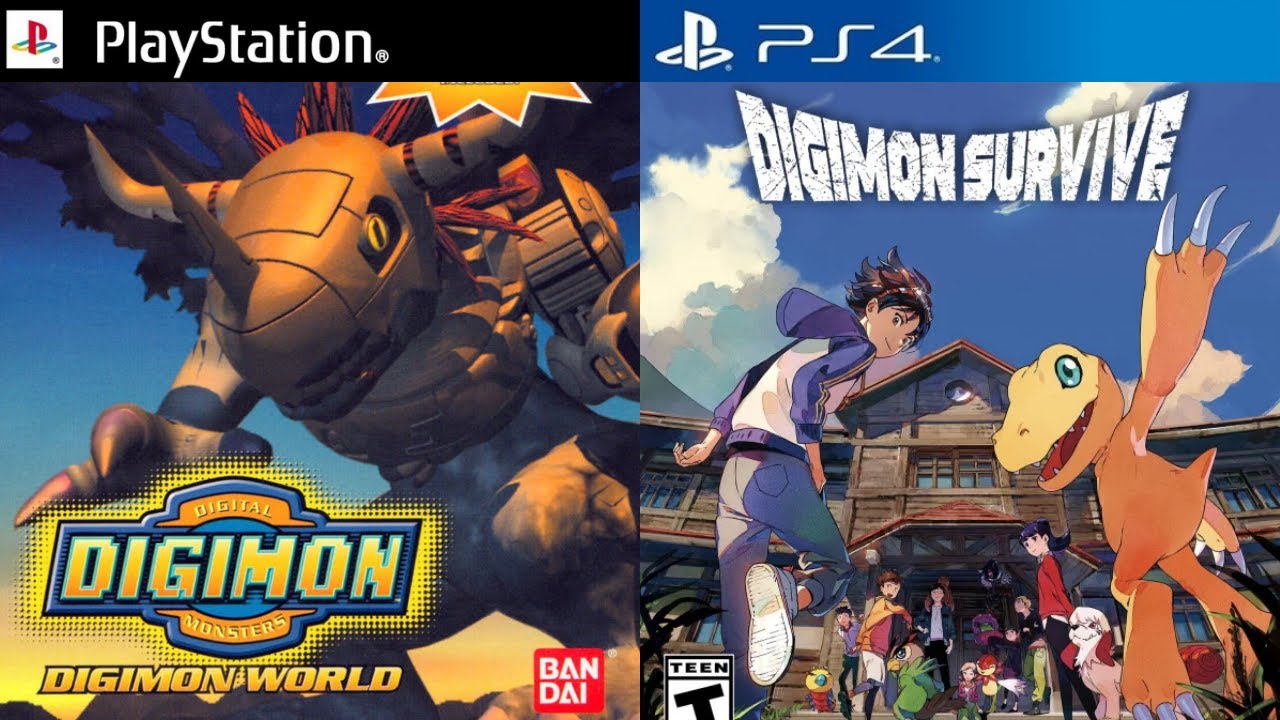 Digimon PlayStation Evolution (1999-2022)