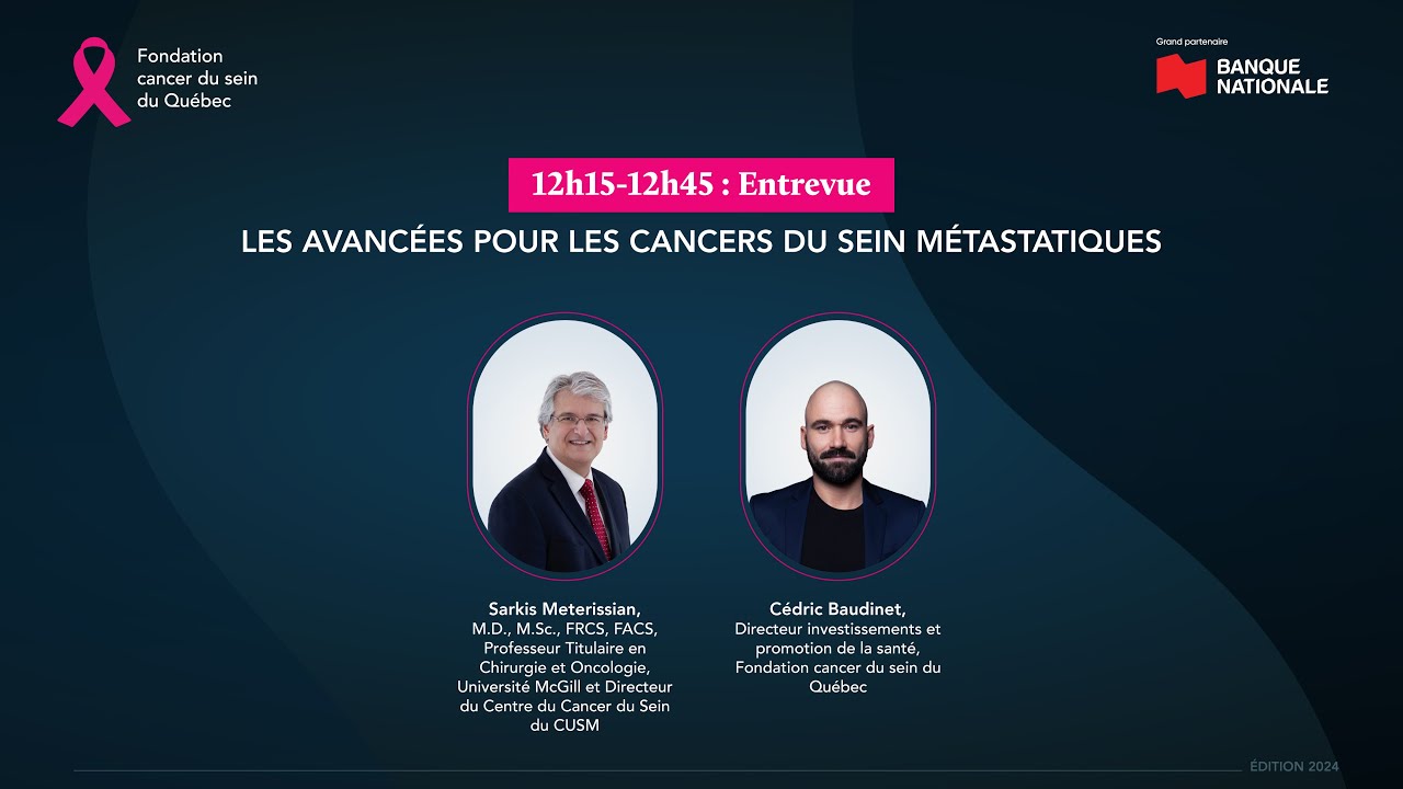 Les avancées pour les cancers du sein métastatiques - Forum 2024