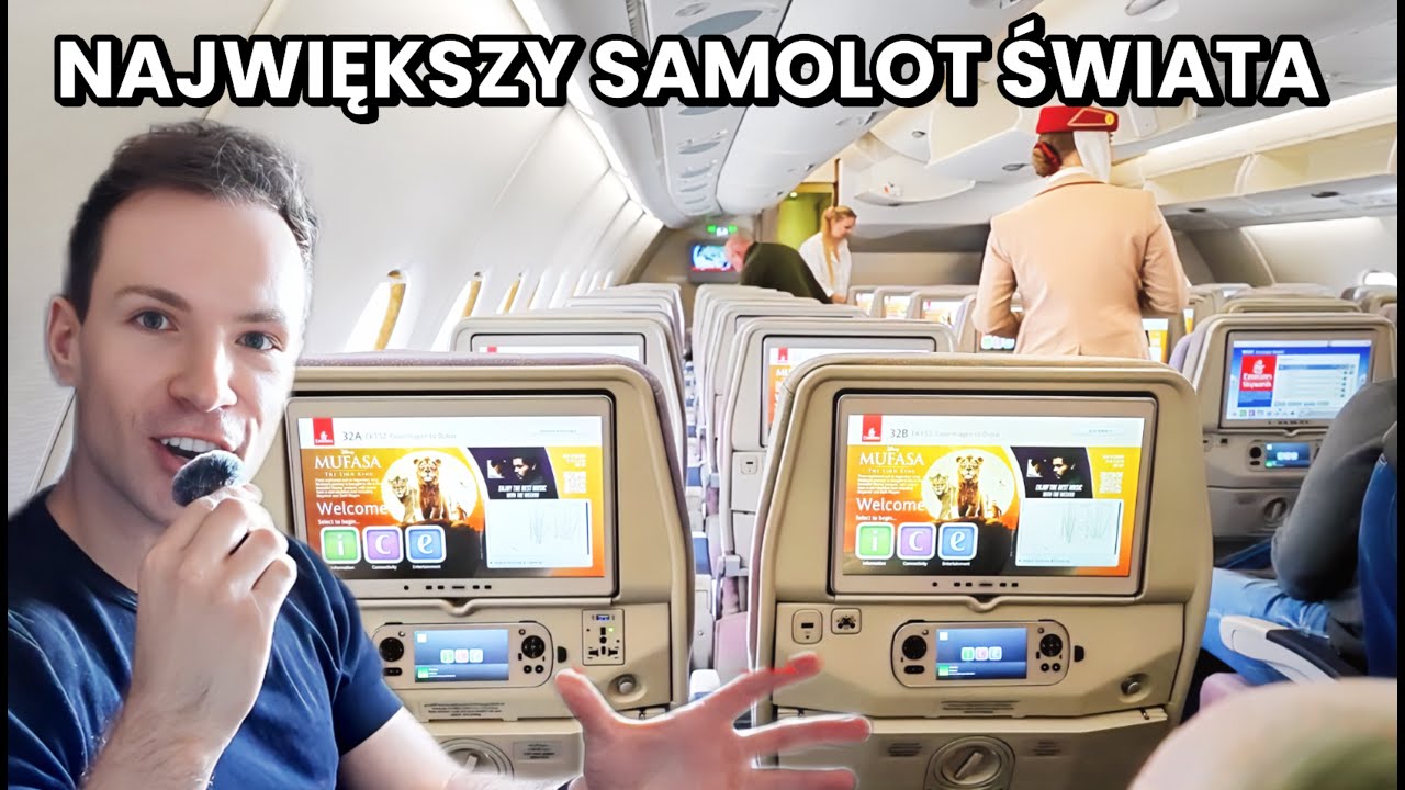 Dlaczego Musisz Lecieć EMIRATES A380 - Najlepsze miejsce w Klasie Ekonomicznej!