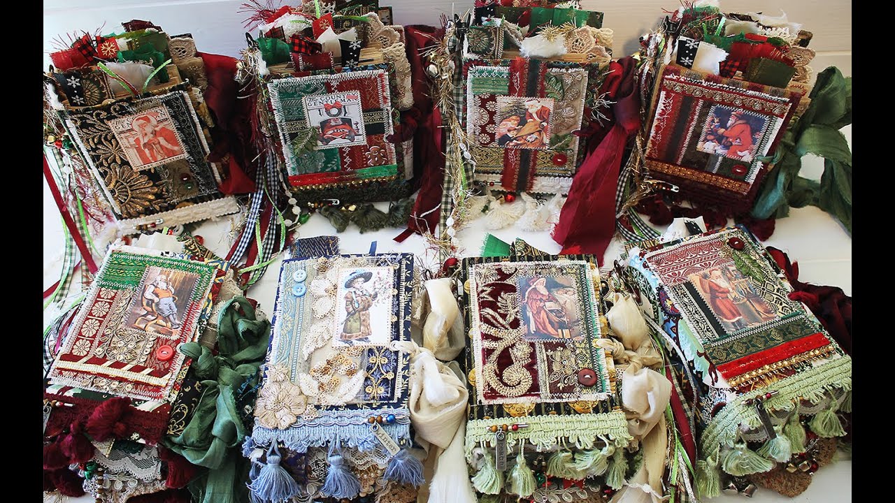 Holiday Pocket Boho Junk Journals