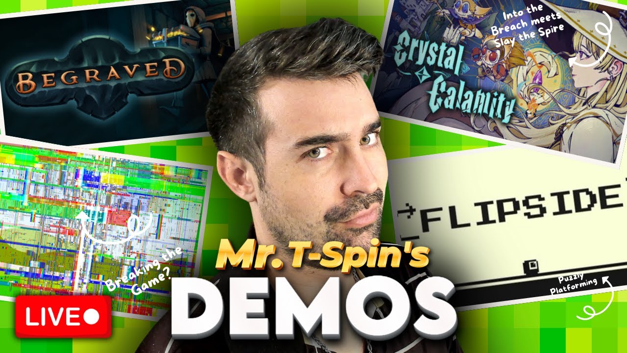🔴  Mo' Demo Monday with Stripez ~ Begraved ➡️ Crystal Calamity ➡️ Flipside