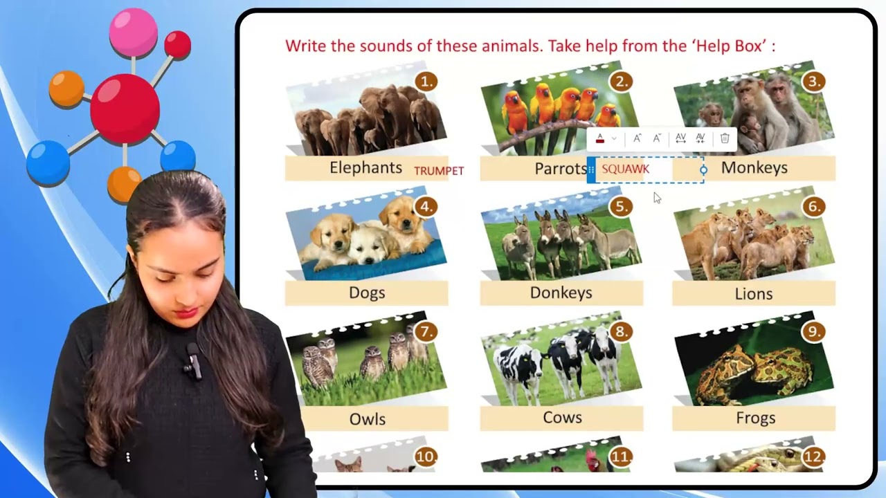 Aayansh GK Class 2 Chapter 6 Animal Sounds