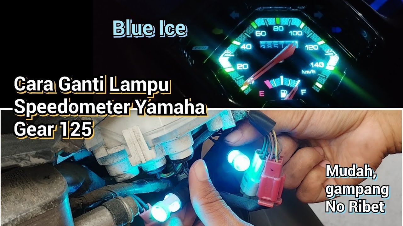 Cara Mudah Pasang Lampu Speedometer Yamaha Mio Gear 