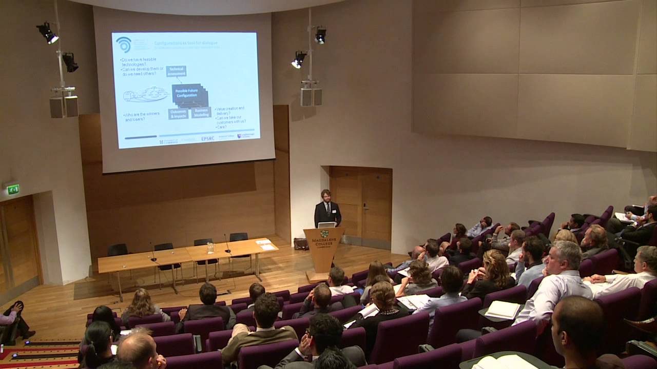 Configurations for Sustainable Industrial Systems - Dr David Morgan, EPSRC CIMIS, Cambridge
